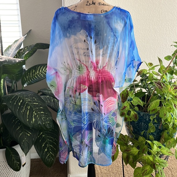 Indian Tropical Beaches & Boho Flowy Coverup excellent - Picture 4 of 5